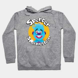 Spencer Sparklestein - Head, Name, Background Hoodie